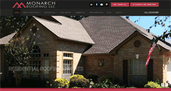 Desktop Screenshot of monarch-roofing.com