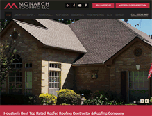Tablet Screenshot of monarch-roofing.com